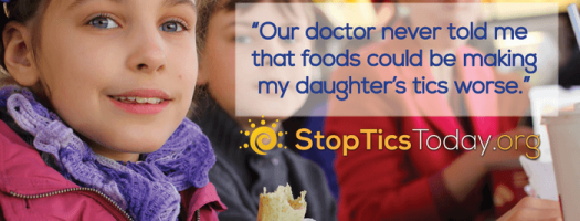 Our doctor never told me that foods could be making my daughter’s tics worse